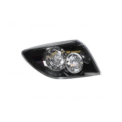 Black LED Tail Lamp Passenger Side Genuine Suits Mazda 3 SP23/MPS BK Hatch 1/2004 to 2/2009