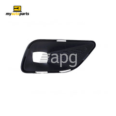 Black Front Bar Grille With Fog Light Mount Drivers Side Genuine Suits Jeep Cherokee KL 4/2018 On