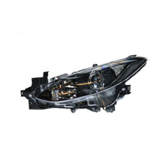 Halogen Head Lamp Passenger Side Genuine Suits Mazda 3 BM 11/2013 to 5/2016