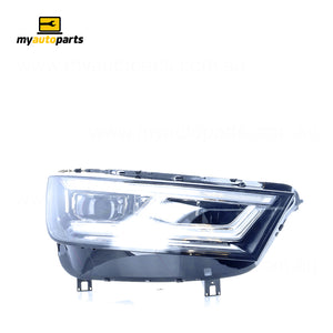 LED Head Lamp Drivers Side Genuine Suits Audi Q5 FY 2017 to 2021