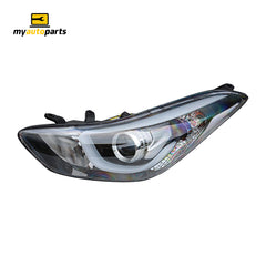Xenon Head Lamp Passenger Side Genuine Suits Hyundai Elantra MD 2013 to 2016