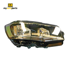 Halogen Head Lamp Drivers Side Genuine Suits Volkswagen Multivan T6 2015 to 2021