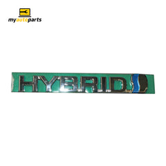 Boot lid Emblem Genuine suits Toyota Camry AXVH71R