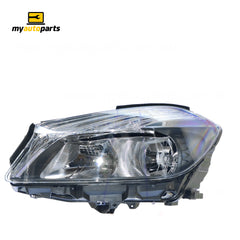 Halogen Electric Adjust Head Lamp Drivers Side OES Suits Mercedes-Benz A Class W176 2015 to 2018