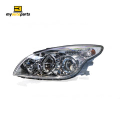 Head Lamp Passenger Side Genuine Suits Hyundai i30 FD 5 Door 8/2007 to 12/2007