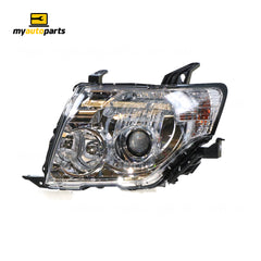 Xenon Chrome Head Lamp Passenger Side Genuine suits Mitsubishi Pajero Exceed 2006 to 2009