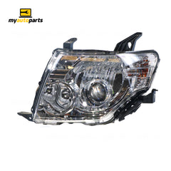 Xenon Head Lamp Passenger Side Genuine Suits Mitsubishi Pajero NW 2011 to 2014
