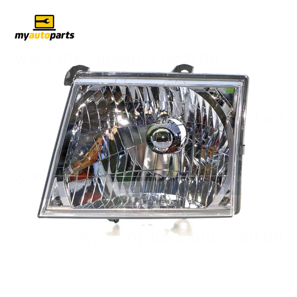 Halogen Manual Adjust Head Lamp Passenger Side Genuine Suits Ford Courier PG/PH 2002 to 2006