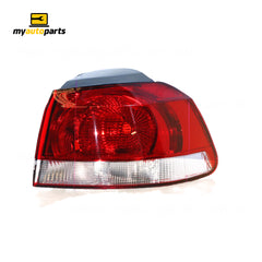 Tail Lamp Drivers Side Certified Suits Volkswagen Golf MK 6 2009 to 2013 (Valeo Type)