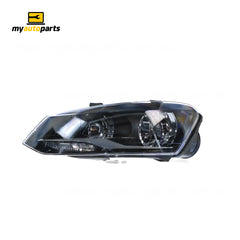 Halogen Head Lamp Passenger Side Certified Suits Volkswagen Polo GTi/Comfortline 6R 2010 to 2014