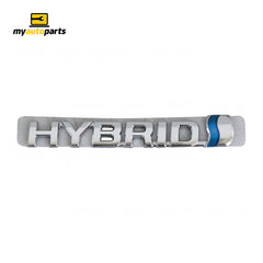 Guard Emblem Passenger Side Genuine suits Toyota Camry