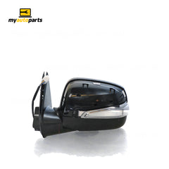Black Door Mirror Electric Adjust with Indicator Passenger Side Genuine suits Holden Rodeo & Isuzu D-Max