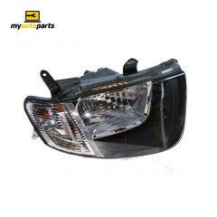 Head Lamp Passenger Side Genuine Suits Mitsubishi Triton ML GL/GLX 2006 to 2009
