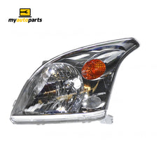 Halogen Head Lamp Passenger Side Genuine Suits Toyota Prado 120 Series 2002 to 2009