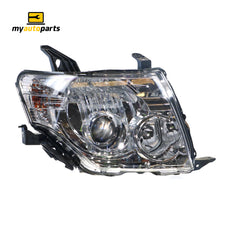 Xenon Head Lamp Drivers Side Genuine Suits Mitsubishi Pajero NW 2011 to 2014