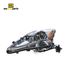 Halogen Head Lamp Passenger Side Genuine Suits Lexus IS250 Sports/Prestige GSE20 2005 to 2010