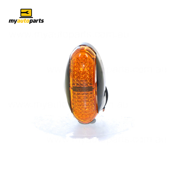 LED Amber Marker - Amber Lens, 10-30V, ADR Compliant