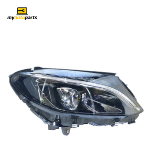 LED Head Lamp Drivers Side Genuine suits Mercedes-Benz C Class 2014 On