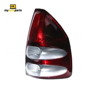 Red/Clear Tail Lamp Drivers Side Certified Suits Toyota Prado RZJ120R / GRJ120R / KDJ120R 2002 to 2009