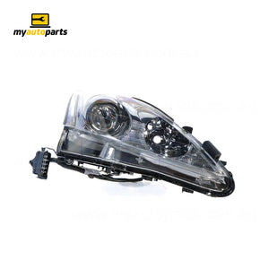 Halogen Head Lamp Drivers Side Genuine Suits Lexus IS250 Prestige GSE20 2010 to 2013