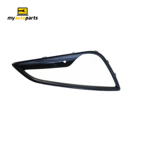 Front Bar Grille With Fog Light Mount Drivers Side Genuine Suits Hyundai i40 VF 9/2011 to 5/2015