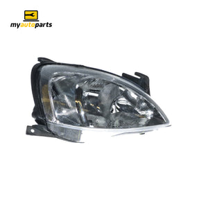 Head Lamp Drivers Side Certified Suits Holden Barina SXi XC 2001 to 2005