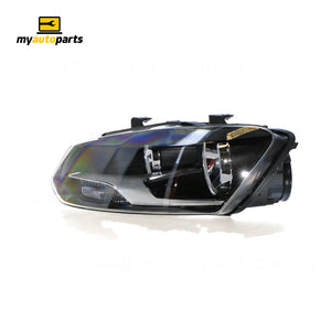 Halogen Head Lamp Passenger Side OES Suits Volkswagen Polo GTi/Comfortline 6R 2010 to 2014