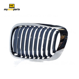 Chrome Grille Passenger Side Aftermarket Suits BMW 3 Series E46 Coupe & Cabrio 1999 to 2003