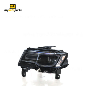 LED Head Lamp Passenger Side Genuine Suits Jeep Grand Cherokee SRT-8 WK 2/2011 to 3/2016