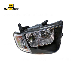 Head Lamp Passenger Side Genuine Suits Mitsubishi Triton ML GL/GLX 2006 to 2009