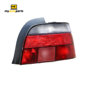 Black Red/Clear Tail Lamp Drivers Side Certified Suits BMW 5 Series E39 1996 to 2003