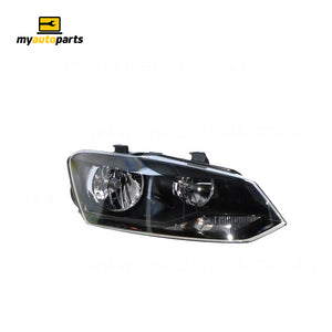 Head Lamp Drivers Side OES  Suits Volkswagen Polo 6R 2014 to 2018