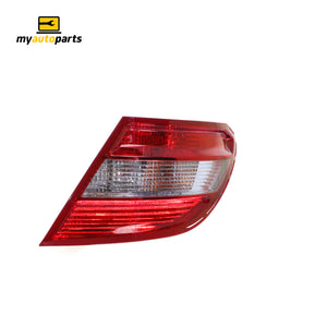 Tail Lamp Drivers Side Genuine Suits Mercedes-Benz C Class W204 6/2007 to 4/2011