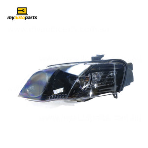 Black Halogen Head Lamp Passenger Side Certified Suits Ford Falcon XT BF II/BF III 2006 to 2009