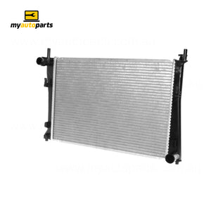 Radiator 33 / 33 mm Plastic Aluminium 500 x 358 x 16 mm Manual/Auto 1.6L L FJYA,FYJB Aftermarket Suits Ford Fiesta WP/WQ 2004 to 2008