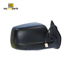 Black Door Mirror Electric Adjust Drivers Side Certified Suits Ford Ranger PJ 2006 to 2009