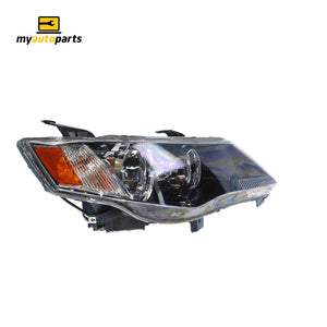 Xenon Head Lamp Black Drivers Side Genuine Suits Mitsubishi Outlander ZG 2006 to 2009