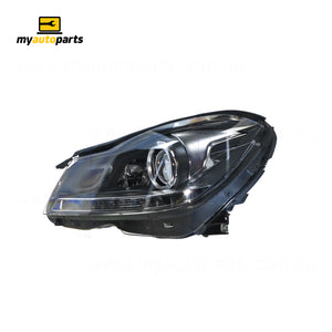 Bi-Xenon Head Lamp Passenger Side OES suits Mercedes-Benz C Class 2011 to 2016