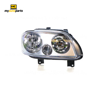 Halogen Manual Adjust Head Lamp Drivers Side Certified Suits Volkswagen Caddy 2K 2005 to 2010