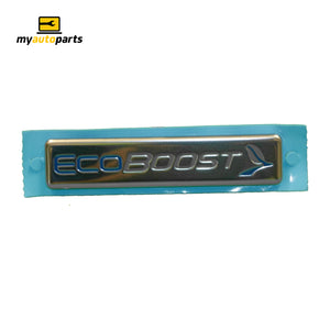 Boot lid Emblem "Ecoboost" Genuine Suits Ford Focus LZ 2015 to 2018