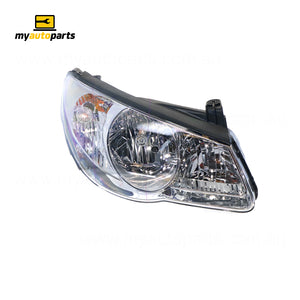 Head Lamp Drivers Side Genuine Suits Hyundai Elantra HD 2006 to 2011