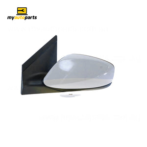 White Door Mirror, Electric Heated and Without Indicators, Passenger Side Genuine suits Hyundai i30 2012 to 2017