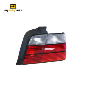 Black Red/Clear Tail Lamp Drivers Side Certified Suits BMW 3 Series E36 Sedan 1997 to 2000