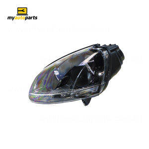 Black Head Lamp Passenger Side Certified Suits Volkswagen Golf MK 5 2004 to 2009
