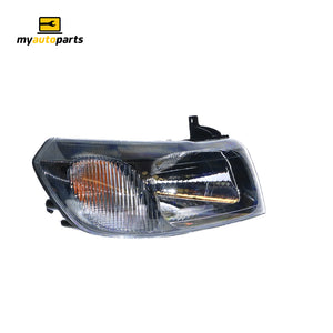Halogen Manual Adjust Head Lamp Drivers Side Certified Suits Ford Transit VH/VJ 2000 to 2006
