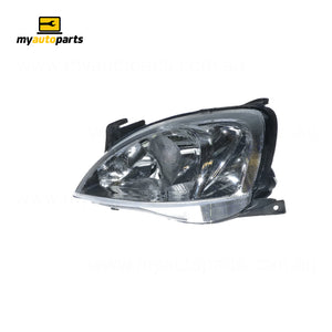 Head Lamp Passenger Side Certified Suits Holden Barina XC 2001 to 2011