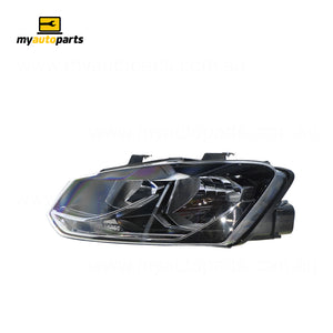 Halogen Head Lamp Passenger Side Genuine Suits Volkswagen Polo 6R 2014 to 2018