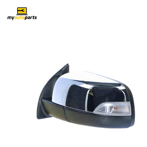 Chrome Door Mirror With Indicator Passenger Side Genuine Suits Ford Ranger PX 9/2011 to 9/2018