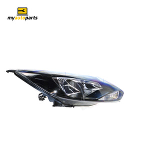 Black Head Lamp Drivers Side Genuine Suits Ford Focus LW 2012 to 2015