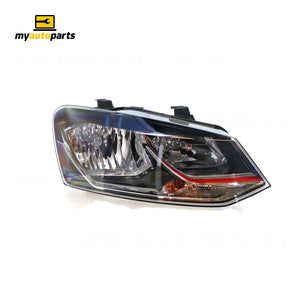 Head Lamp Drivers Side Genuine Suits Volkswagen Polo 6R 2015 to 2018